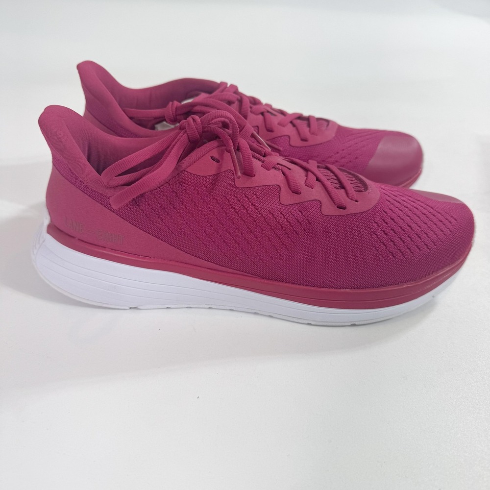 LANE EIGHT Relay Trainer Shoes Mens Size 9 Pink Athletic Running Sneakers RT2104